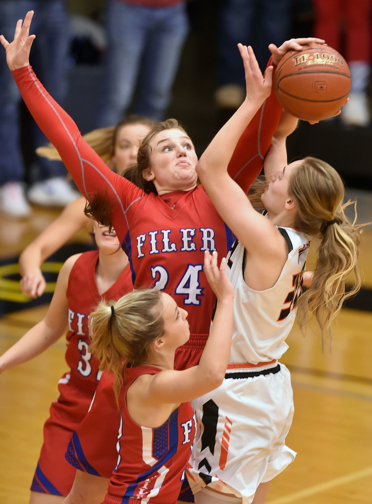 Girls basketball District IV Tournament